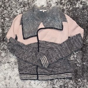 Pink and Gray Fuzzy Knit Cardigan From Kohl’s!!!😁💗